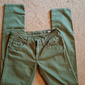 Miss me green jeans